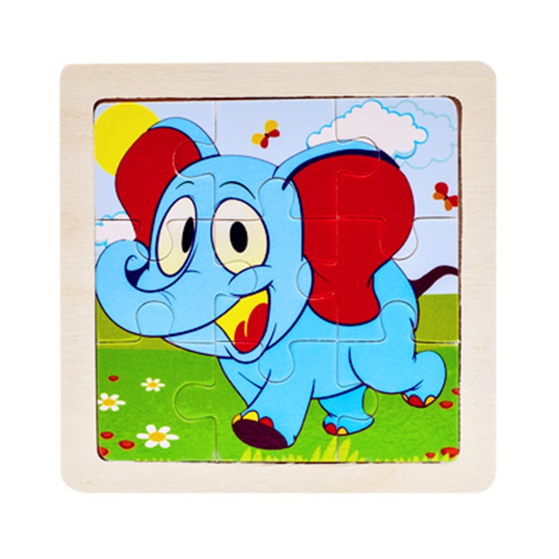 Wooden Jigsaw Puzzles Kids Activity